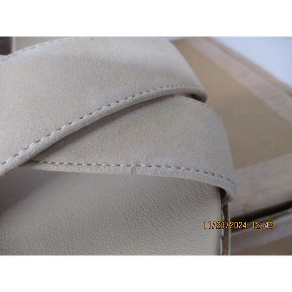 Good Condition Cole Haan Women Wedge Sandal 75mm, Sesame - Size 9 - Picture 9 of 10